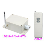 230V kit interrupteur relais sans fil 2 voie 10A avec télécommande 1km