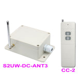 CC kit interrupteur télécommande sans fil, 2 voies 10A relais 5km