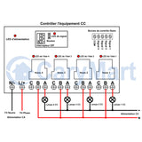 4 Canaux 220V 30A Sortie Relais Interrupteur Sans Fil ou Récepteur Radio (Modèle: 0020109)