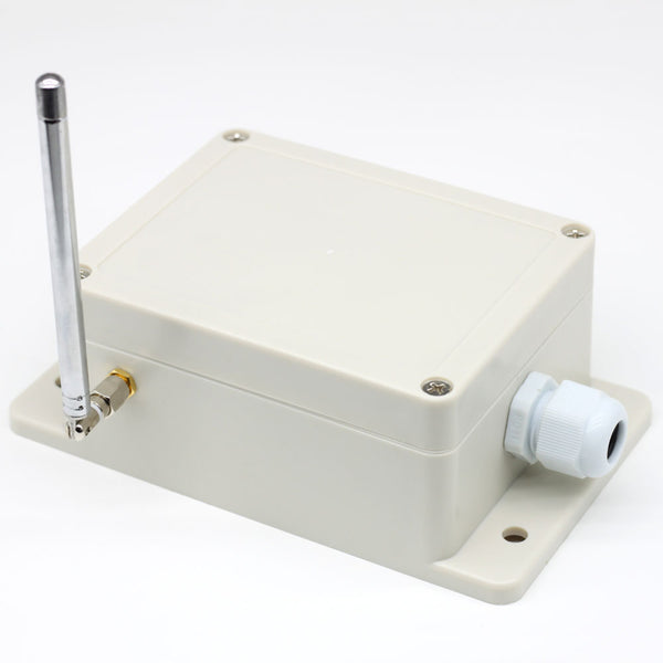 Récepteur Radio CC Interrupteur Sans Fil avec Sortie Relais 2 Canaux 10A (Modèle: 0020686)