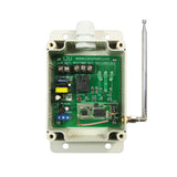 Longue Distance Étanche 1 Voies CA 10A Sortie Relais Interrupteur Radio avec Télécommande Sans Fil (Modèle: 0020689)
