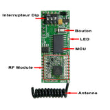 4 Canaux Longue Distance 5km Module Récepteur Bidirectionnel Radio (Modèle: 0020241)
