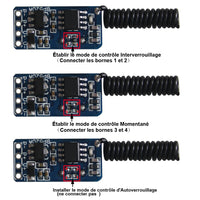 1 Canal CC 4V~12V 10W Mini Kit Interrupteur Télécommande Sans Fil pour Éclairage LED (Modèle: 0020641)