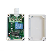 Kit Interrupteur Télécommande Sans Fil avec Sortie Relais 1 Canal CC 30A (Modèle: 0020014)