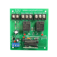 Longue Distance 2 Km 2 Canaux 12V 24V Kit Interrupteur Télécommande Sans Fil (Modèle: 0020200)