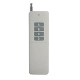 4 Canaux Longue Distance 5km Télécommande Sans Fil Lampe avec CC 10A Interrupteur (Modèle: 0020224)