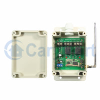 Récepteur Radio CC Interrupteur Sans Fil avec Sortie Relais 2 Canaux 10A (Modèle: 0020686)