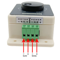 PWM Régulateur de Vitesse du Moteur CC 10V-60V 10A (Modèle: 0044006)