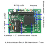 Kit Interrupteur Télécommande Sans Fil CC - 6 Récepteurs et 1 Émetteur (Modèle: 0020431)