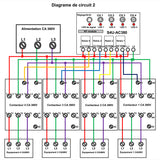 4 Canaux CA Interrupteur Radio Pour Télécommande Sans Fil 380V Équipement (Modèle: 0020701)