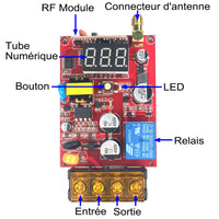 Kit Interrupteur Sans Fil Avec Télécommande Pour 380V Pompes Moteurs (Modèle: 0020069)