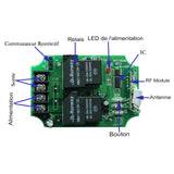 1 Canal 12V 24V 30A Interrupteur Sans Fil Pour Moteur Électrique 12V 24V (Modèle: 0020600)