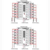 CC 9V 12V 24V Interrupteur Sans Fil avec 12 Voies 5A Sortie Relais (Modèle: 0020205)