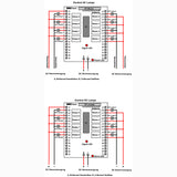CC 9V 12V 24V Interrupteur Sans Fil avec 8 Voies 5A Sortie Relais (Modèle: 0020078)