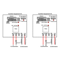 Kit Interrupteur Télécommande Sans Fil 220V 10A - 6 Récepteurs et 1 Émetteur (Modèle: 0020433)