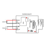 6 Étanche CC 30A Interrupteur Sans Fil et 1 Télécommande avec 6 Boutons (Modèle: 0020734)