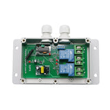 2 Canaux 220V Interrupteur Sans Fil Haute Puissance 30A Récepteur Radio (Modèle: 0020048)