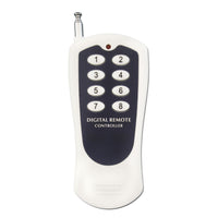 8 Canaux CC 9V 12V 24V Interrupteur Sans Fil avec Télécommande 433MHz (Modèle: 0020037)