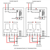 2 Canaux 220V 30A Interrupteur Sans Fil Étanche Récepteur Radio (Modèle: 0020340)
