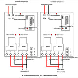 2 Canaux 220V 30A Interrupteur Sans Fil Étanche Récepteur Radio (Modèle: 0020340)
