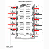 16 Canaux 12V 24V Interrupteur Sans Fil
