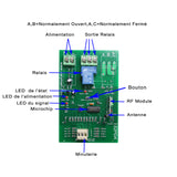 1 Voie 9V 12V 24V 30A Retard Interrupteur Télécommande Sans Fil