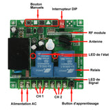 Kit Interrupteur Télécommande Sans Fil pour Moteur Électrique Triphasé 380V (Modèle: 0020080)