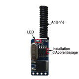 1 Canal CC 4V~12V 10W Mini Kit Interrupteur Télécommande Sans Fil pour Éclairage LED (Modèle: 0020641)