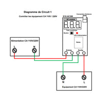 Kit Interrupteur Sans Fil Avec Télécommande Pour 380V Pompes Moteurs (Modèle: 0020069)