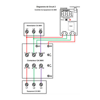 Kit Interrupteur Sans Fil Avec Télécommande Pour 380V Pompes Moteurs (Modèle: 0020069)