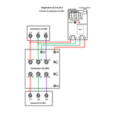 Kit Interrupteur Sans Fil Avec Télécommande Pour 380V Pompes Moteurs (Modèle: 0020069)