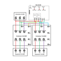 2 Canaux 10A Interrupteur Sans Fil Longue Distance 380V Récepteur Radio (Modèle: 0020695)