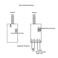 1 Canal CC 4V~12V 10W Mini Kit Interrupteur Télécommande Sans Fil pour Éclairage LED (Modèle: 0020641)