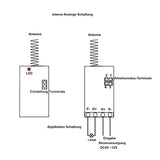 1 Canal CC 4V~12V 10W Mini Kit Interrupteur Télécommande Sans Fil pour Éclairage LED (Modèle: 0020641)