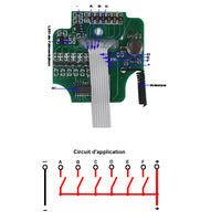 Système de synchronisation sans fil 6 canaux de Signal ou Lumière (Modèle: 0020076)