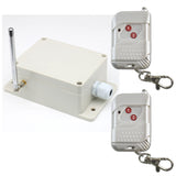 2 Canaux 220V Étanche Interrupteur Sans Fil Mémoire avec Télécommande (Modèle: 0020234)