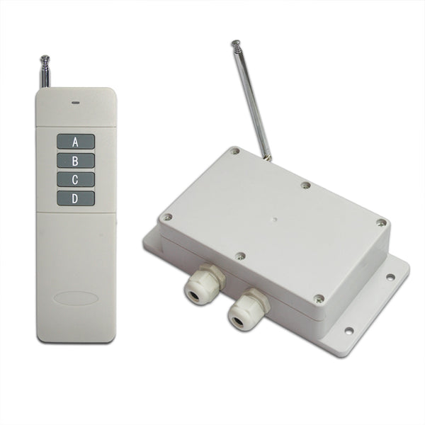 4 Canaux Longue Distance 5km Télécommande Sans Fil Lampe avec CC 10A Interrupteur (Modèle: 0020224)