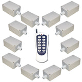 CA 220V 30A Kit Télécommande Sans Fil avec Un Émetteur et 12 Récepteurs (Modèle: 0020740)