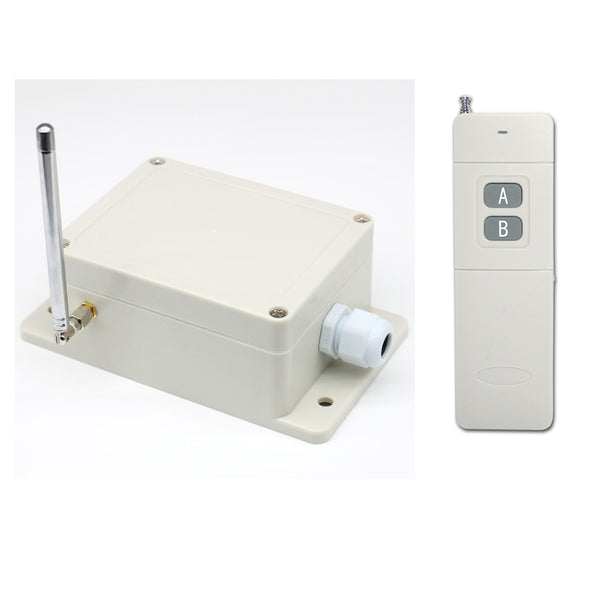 2 Canaux CC 10A Kit Interrupteur Sans Fil Longue Distance Avec Télécommande (Modèle: 0020347)