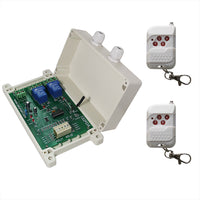 2 Voies 9V 12V 24V 30A Retard Interrupteur Sans Fil avec Télécommande