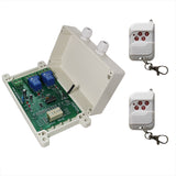 2 Voies 9V 12V 24V 30A Retard Interrupteur Sans Fil avec Télécommande