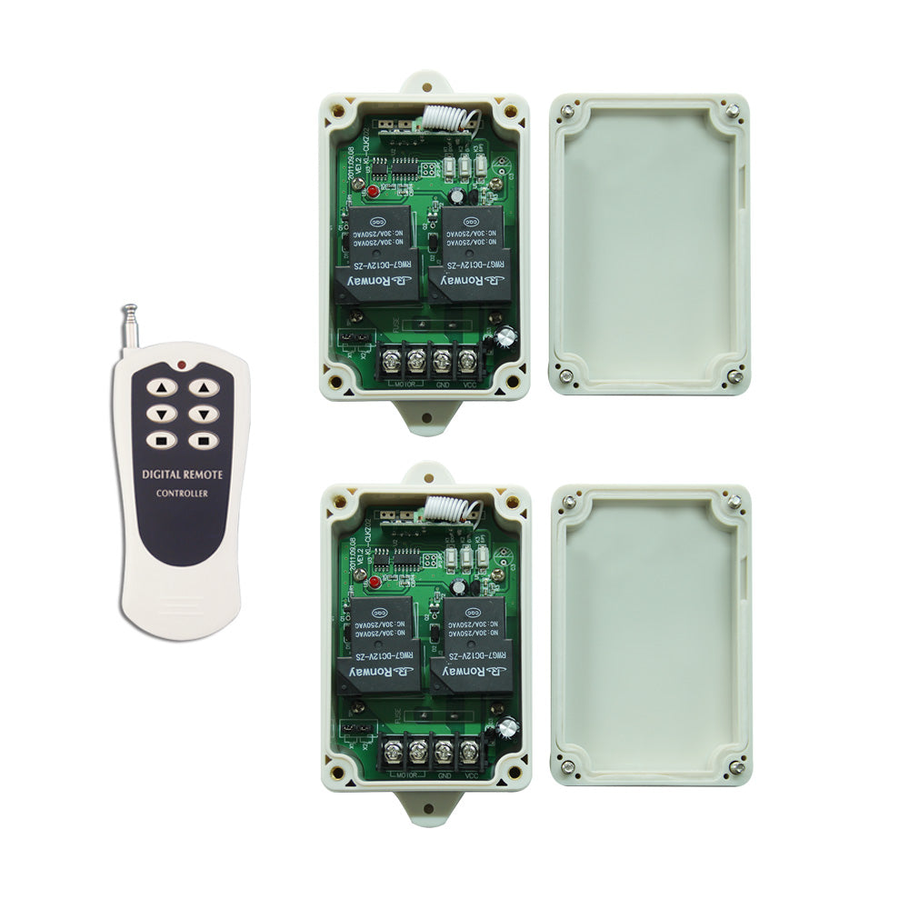 Interrupteur Télécommandé 4 Canaux 433Mhz - 12V/24V/36V DC 10A - Kit émetteur/récepteur Neuf