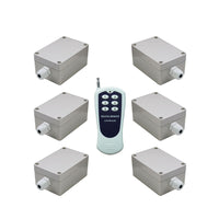 6 Étanche CC 30A Interrupteur Sans Fil et 1 Télécommande avec 6 Boutons (Modèle: 0020734)