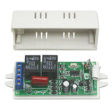 2 Canaux Récepteur Radio Sortie CA 220V 3A Interrupteur Lampe Sans Fil (Modèle: 0020614)