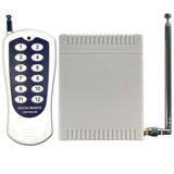 12 Canaux CC 9V 12V 24V Kit Interrupteur Sans Fil avec Télécommande (Modèle: 0020204)