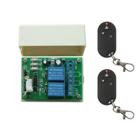 CC 10A kit interrupteur télécommande sans fil longue distance pour 12V 24V Moteur CC ou Actionneur Linéaire ou Vérin électrique