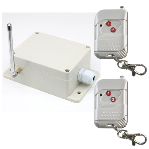 2 Canaux Étanche CC 10A Kit Interrupteur Télécommande Sans Fil (Modèle: 0020426)