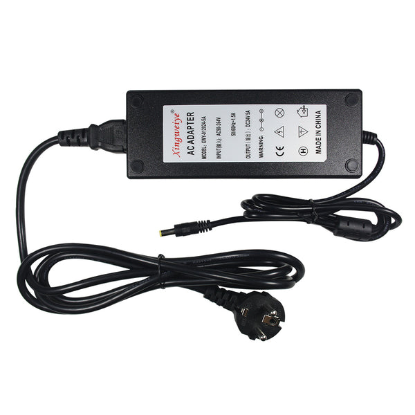 Adaptateur Secteur Universel Européen Alimentation CC 24V 5A (Modèle : 0010139)