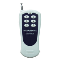 6 Boutons Télécommande Universelle Sans Fil 500 Mètres Émetteur Radio (Modèle: 0021019)