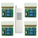 4 Canaux 12V 24V 10A Kit Interrupteur Télécommande Sans Fil Pour Actionneur Linéaire (Modèle: 0020607)